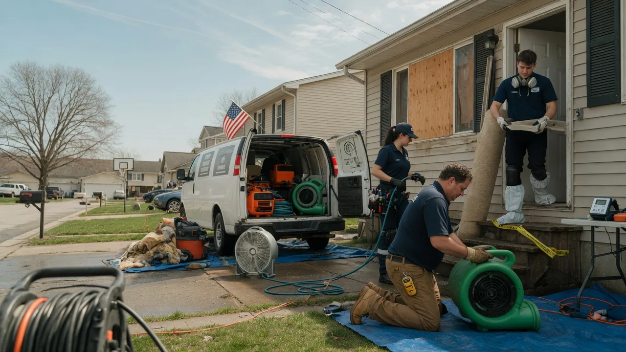 Water Damage Restoration in Yorkville, IL near me